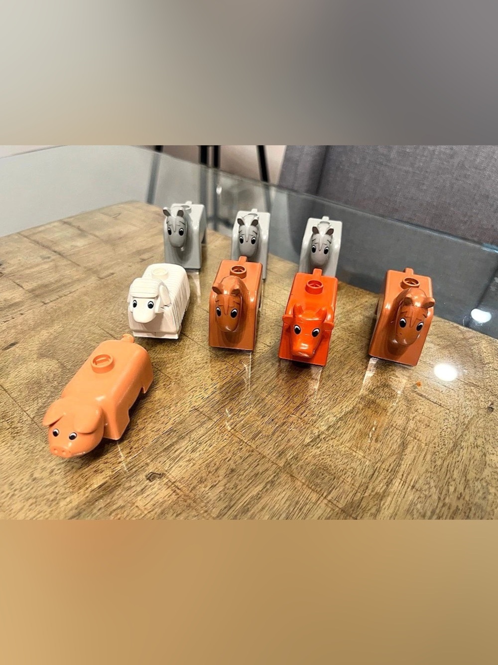 vintage LEGO DUPLO farm animal figures